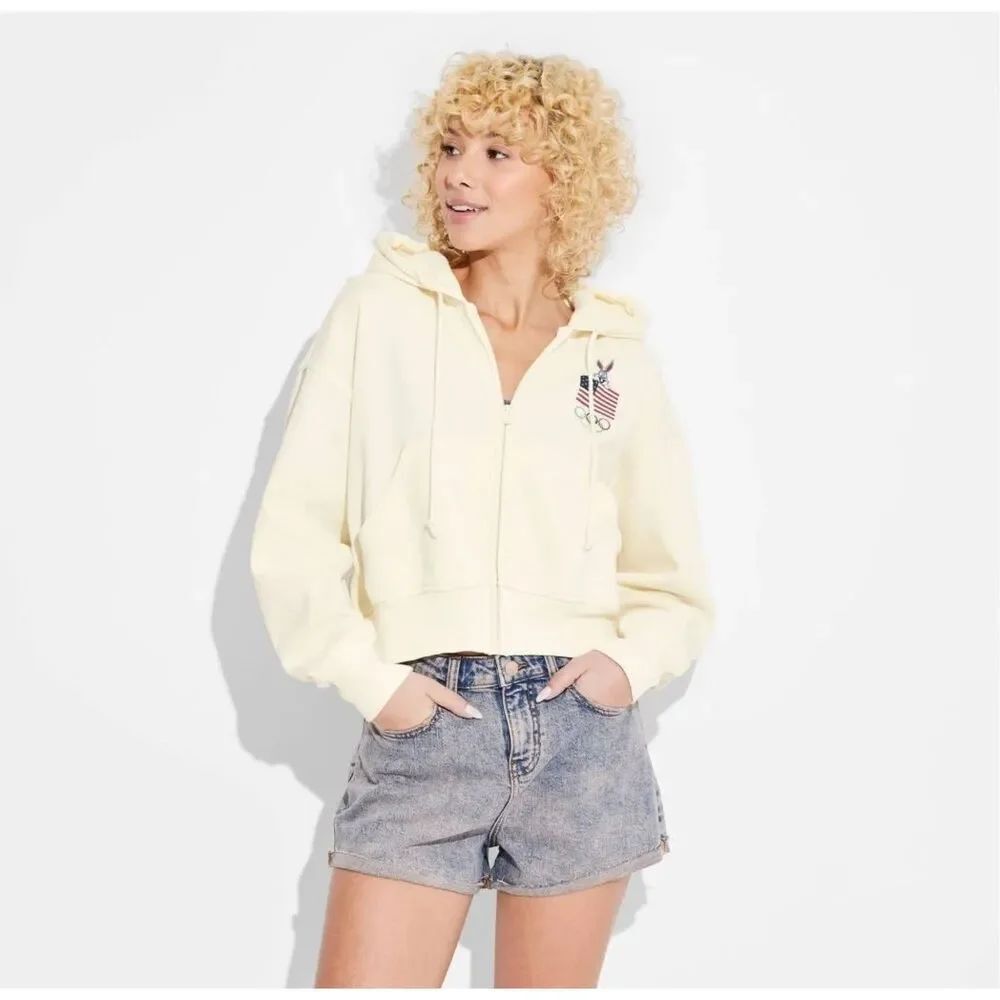 Looney Tunes Warner Bros. Team USA full zip hoodie L